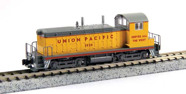 EMD NW2 DCC ユニオンパシフィック #1039 アーマーイエロー グレー レッド シルバー/KATO USA Nゲージ    鉄道模型 外国