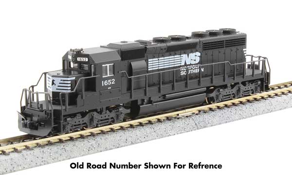EMD SD40-2 初期生産 DCC ノーフォークサザン #6116 ブラック ホワイト/KATO USA Nゲージ    鉄道模型 外国
