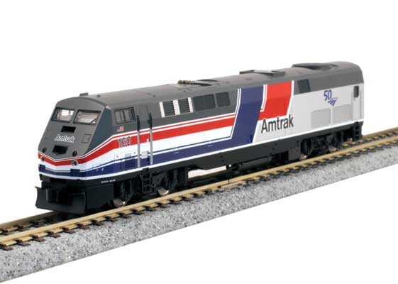 GE P42 ジェネシス DCC アムトラック #160 フェーズIII ホッケースティック シルバー レッド ホワイト ブルー 50周年記念/KATO USA Nゲージ    鉄道模型 外国