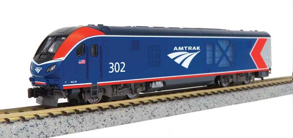 Siemens ALC-42 チャージャー デジトラックス DCC アムトラック #304 フェーズVI ブルー レッド ホワイト シルバー/KATO USA Nゲージ    鉄道模型 外国