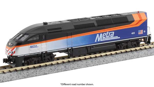 モーティブパワーインダストリーズ MP36PH DCC メトラ #424 2020 グレー ブルー オレンジ ブラックルーフ/KATO USA Nゲージ    鉄道模型 外国
