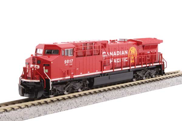 GE AC4400CW DCC カナディアンパシフィック #9817 レッド ホワイト ゴールデンビーバーロゴ/KATO USA Nゲージ    鉄道模型 外国