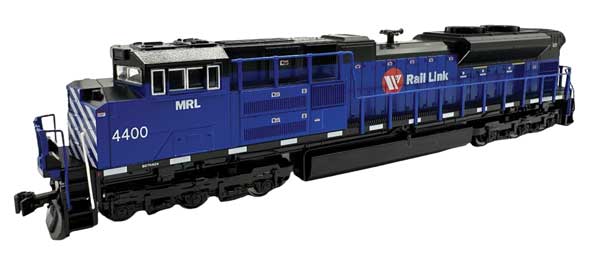 EMD SD70ACe ノーズヘッドライト サウンド&DCC モンタナレールリンク #4401 ブルー ホワイト レッド/KATO USA Nゲージ    鉄道模型 外国