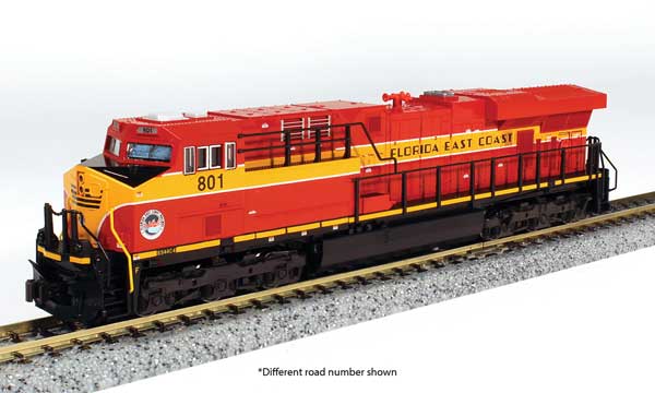 GE ES44AC GEVO DCC フロリダイーストコースト #805 レッド イエロー ブラック/KATO USA Nゲージ    鉄道模型 外国