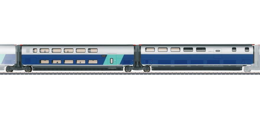 M?rklinメルクリン 43443 TGV 増結車両 SNCF AC H0ゲージ    鉄道模型 外国