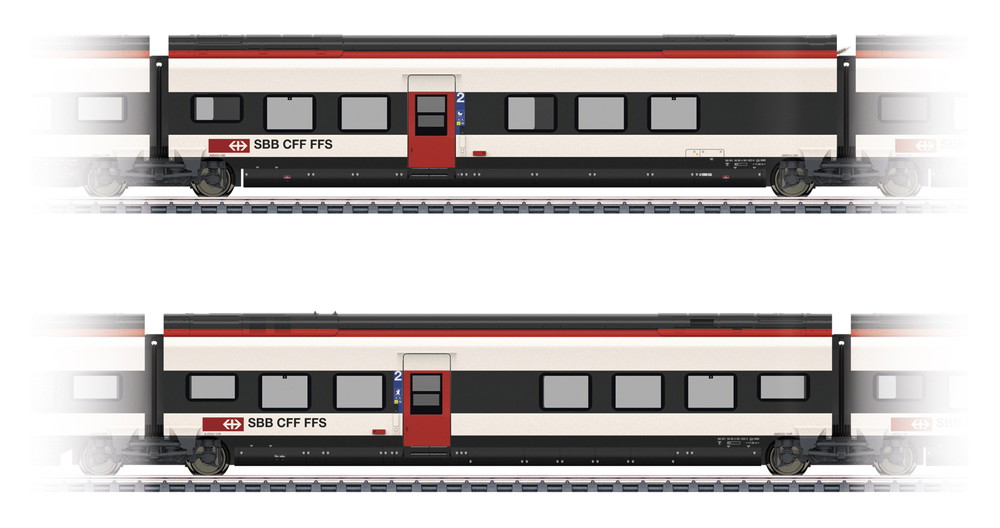 M?rklinメルクリン 43462 ジルノ SBB SBB AC用 補足セット 2 H0ゲージ    鉄道模型 外国