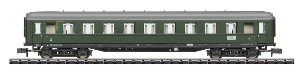 Minitrix 18486 3等 急行列車 客車 DB DC/ Nゲージ    鉄道模型 外国