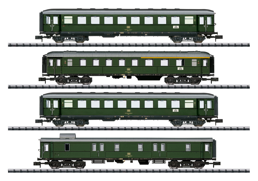 Minitrix 18709 ドイツ鉄道 近距離輸送 客車 DC/ Nゲージ    鉄道模型 外国