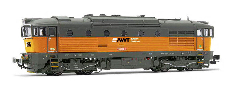Rivarossi HR2928S シリーズ D.753.7 プライベート DC サウンド/ H0ゲージ    鉄道模型 外国
