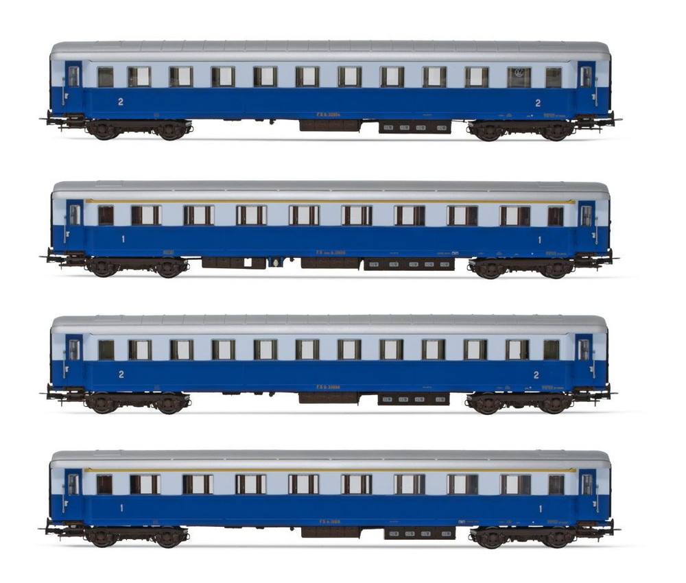 Rivarossi HR4324 FS DC 客車セット/ H0ゲージ    鉄道模型 外国