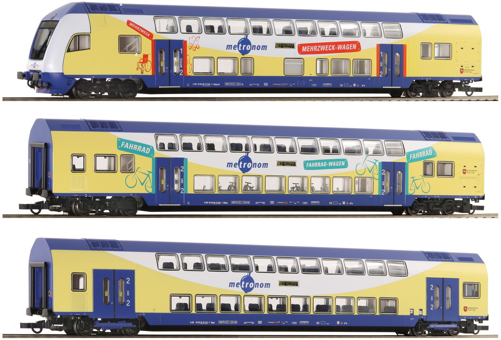 Roco 6210105 DBpza、DBdpza、DABpbzkfa種 H0ゲージ Private DC 鉄道模型 外国