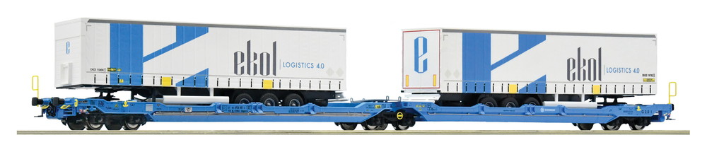 Roco 6600022 Sdggmrss/T3000e種 H0ゲージ Private DC 鉄道模型 外国