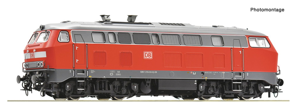 Roco 7310078 シリーズ218 H0ゲージ DB AG DC サウンド 鉄道模型 外国