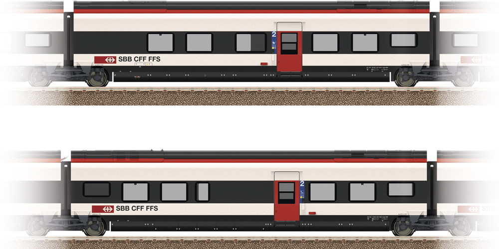 Trix 23281 RABe 501 ギルーノ SBB DC用 セット1/ H0ゲージ    鉄道模型 外国