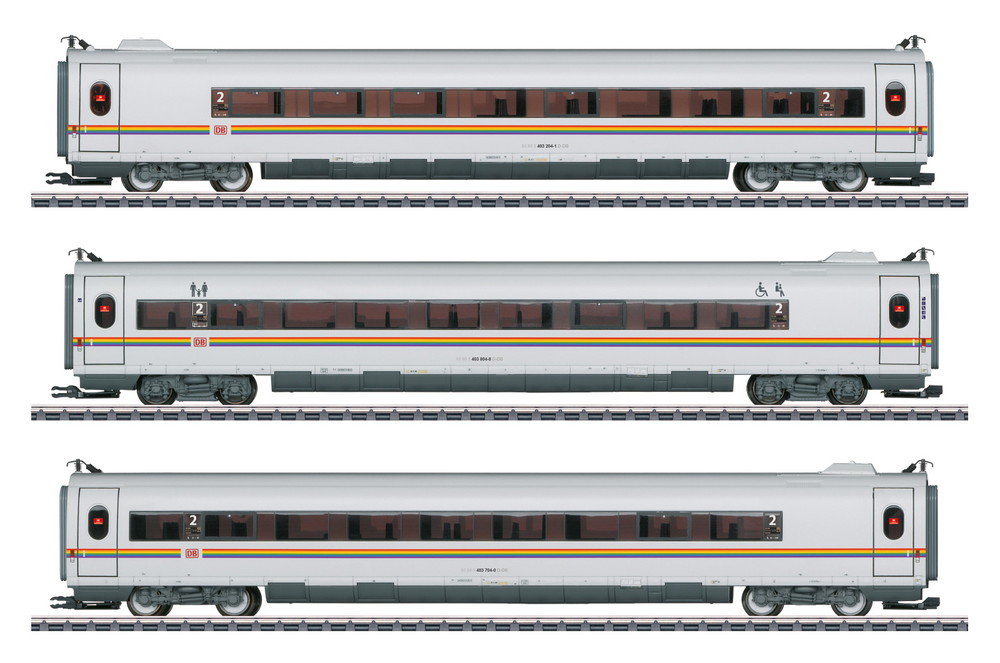Trix 23391 ICE 3 レールボウ 増結車 DB AG DC/ H0ゲージ    鉄道模型 外国