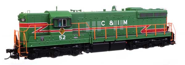 EMD SD9  ESU LokSound 5 サウンド＆DCC シカゴ＆イリノイ・ミッドランド #52/Walthers HOゲージ    鉄道模型 外国