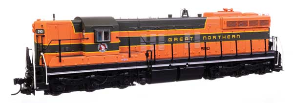 EMD SD9  ESU LokSound 5 サウンド＆DCC グレート・ノーザン #590 (オレンジ、グリーン)/Walthers HOゲージ    鉄道模型 外国