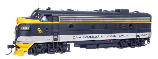 EMD FP7 LokSound 5 サウンド＆DCC チェサピーク＆オハイオ #8008 (登場時仕様)/Walthers HOゲージ    鉄道模型 外国