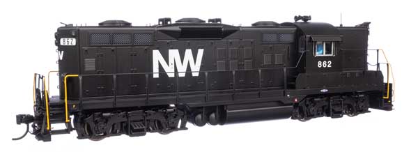 EMD GP9 with LokSound 5 サウンド＆DCC ノーフォーク＆ウェスタン #862 (ブラック、ホワイト)/Walthers HOゲージ    鉄道模型 外国