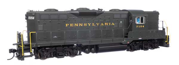 EMD GP9 with LokSound 5 サウンド＆DCC ペンシルバニア鉄道 #7154 (ブランズウィック・グリーン、デュラックスゴールド)/Walthers HOゲージ    鉄道模型 外国