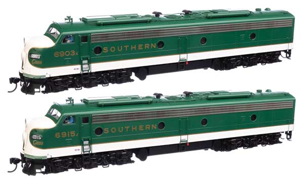 EMD E8 AA with LokSound 5 サウンド＆DCC サザン #6903 & 6915/Walthers HOゲージ    鉄道模型 外国