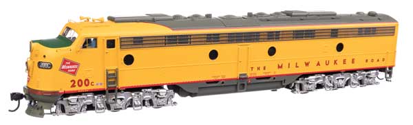 EMD E9A  LokSound 5 サウンド＆DCC  シティ・オブ・サンフランシスコ ミルウォーキー・ロード #200C (イエロー、グレー、レッド)/Walthers HOゲージ    鉄道模型 外国