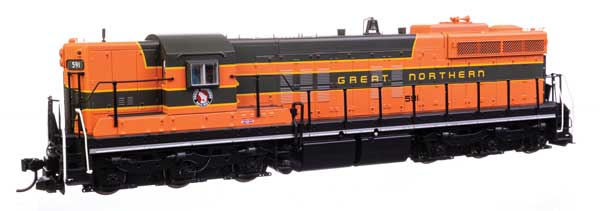 EMD SD9  Standard DC グレート・ノーザン #591 (オレンジ、グリーン)/Walthers HOゲージ    鉄道模型 外国