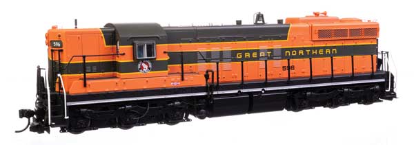 EMD SD9  Standard DC グレート・ノーザン #596 (オレンジ、グリーン)/Walthers HOゲージ    鉄道模型 外国
