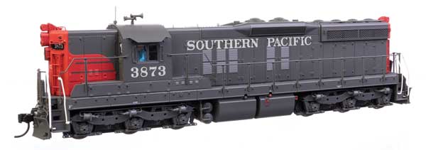 EMD SD9  Standard DC サザン・パシフィック(TM) #3873; 1965年改番 (グレー、スカーレット、ホワイト)/Walthers HOゲージ    鉄道模型 外国
