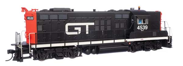 EMD GP9  Standard DC グランド・トランク・ウェスタン #4539 (ブラック、ホワイト、オレンジ)/Walthers HOゲージ    鉄道模型 外国