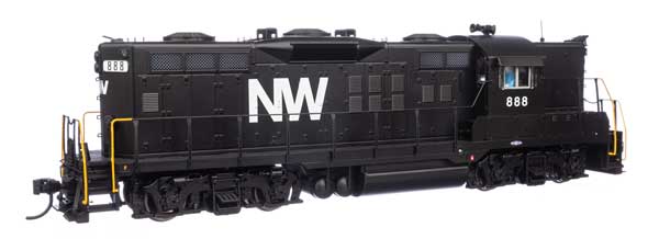 EMD GP9  Standard DC ノーフォーク＆ウェスタン #888 (ブラック、ホワイト)/Walthers HOゲージ    鉄道模型 外国