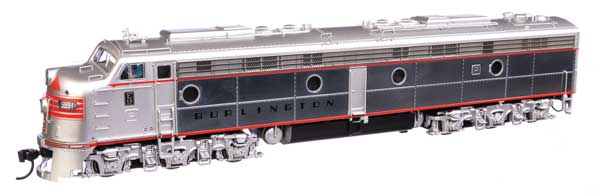 EMD E9A  Standard DC シカゴ・バーリントン＆クインシー #9991 (メッキ側面)/Walthers HOゲージ    鉄道模型 外国