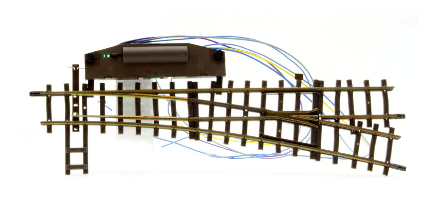 H0m 鉄道模型 線路 Bemo ベモ 電動ポイント 右 12deg R 515 mm L 162.3 mm electric switch DC|ラストホビー