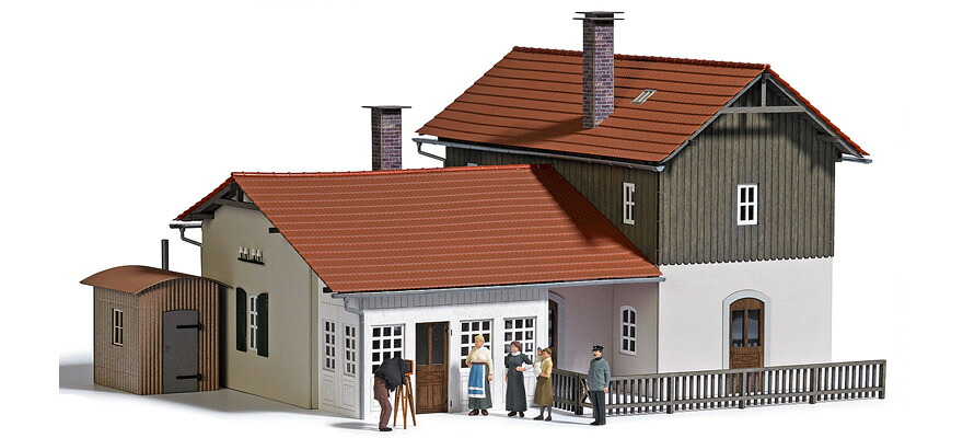 ゼロゲージ 鉄道模型 Busch ブッシュ Rothenstadt train station