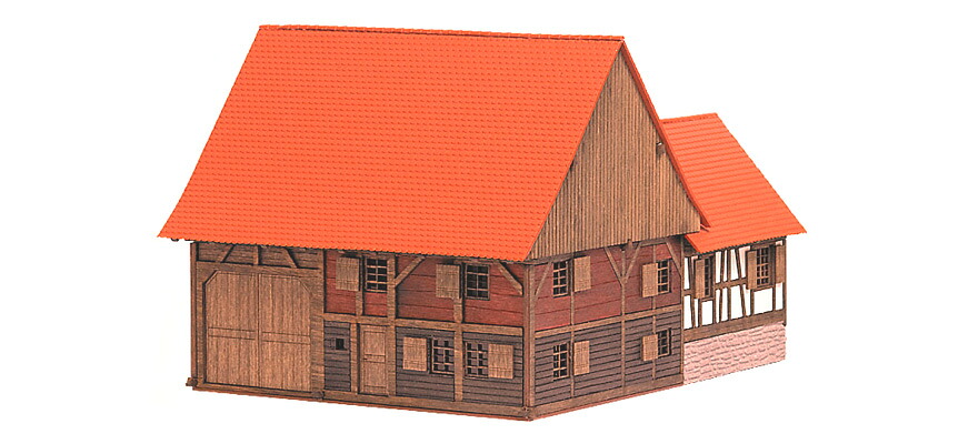 HOゲージ 鉄道模型 Busch ブッシュ Historic Farmhouse
