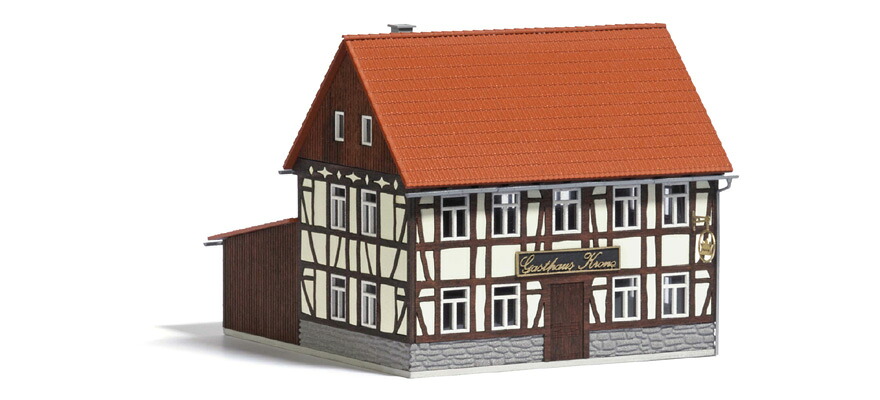 HOゲージ 鉄道模型 Busch ブッシュ Typical rural half timbered inn|ラストホビー
