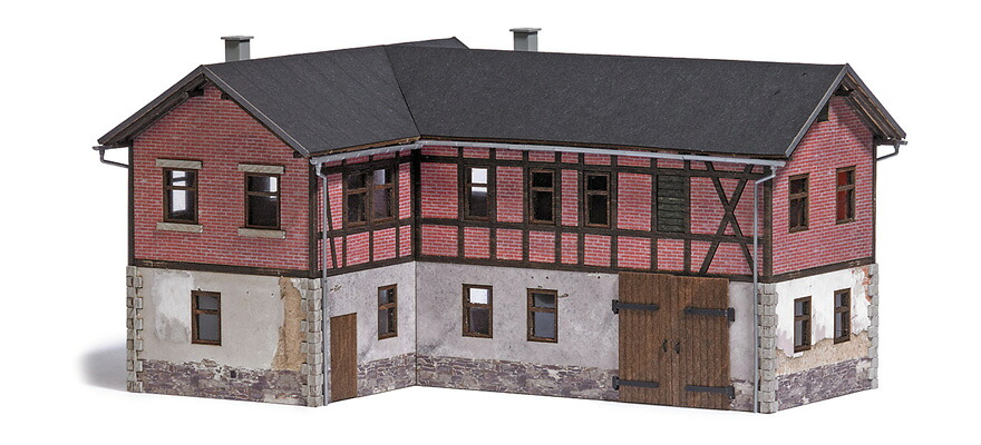 HOゲージ 鉄道模型 Busch ブッシュ 古い職人の家 組み立てキット Old craftsman's house kit