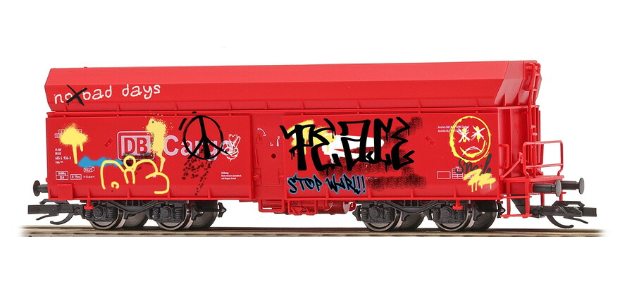 TTゲージ 鉄道模型 貨車 Busch ブッシュ ドイツ鉄道 Fals 164 Era VI Coal wagon Fals 164 with graffiti painting DB DC｜ラストホビー