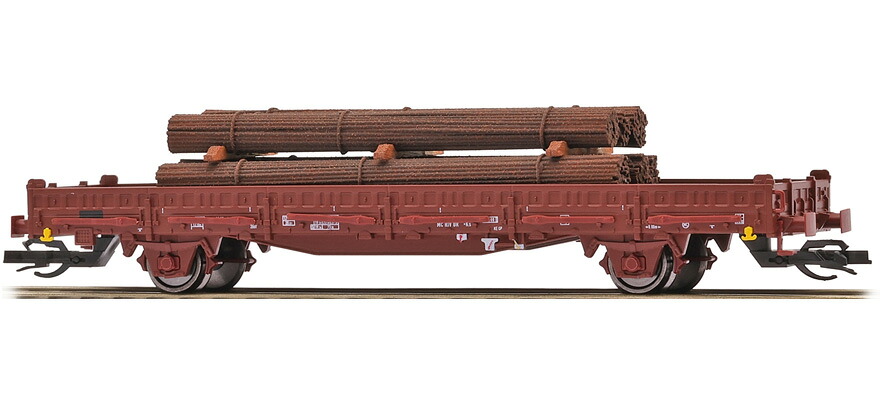 TTゲージ 鉄道模型 貨車 Busch ブッシュ ドイツ国鉄 Ks 3300 Era IV Flat wagon with stakes Ks 3300 and steel bundles DR DC|ラストホビー