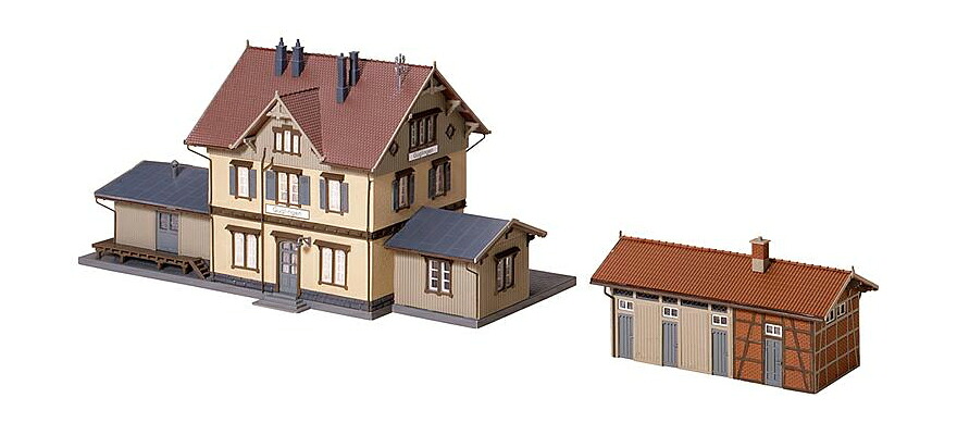 HOゲージ 鉄道模型 Faller ファーラー ギューグリンゲン駅 Gueglingen station｜ラストホビー 14,430円