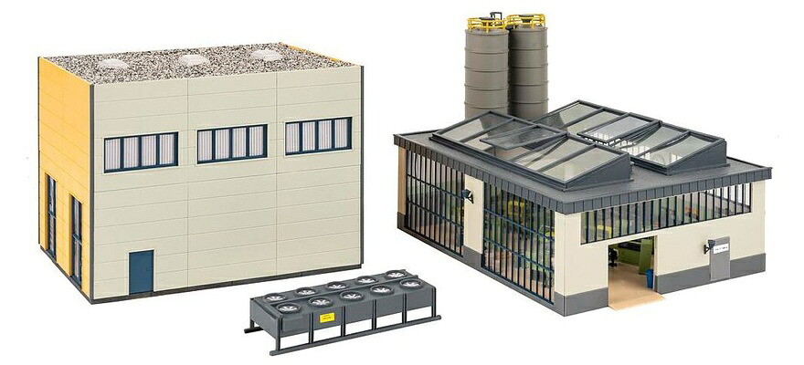 HOゲージ 鉄道模型 Faller ファラー Plastics processing company kit|ラストホビー