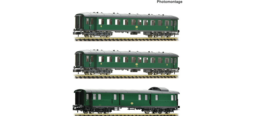 Nゲージ 鉄道模型 Fleischmann フライシュマン SNCB passenger train Era III DC 25,272円