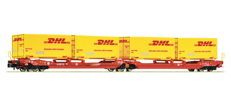 Nゲージ 鉄道模型 Fleischmann フライシュマン ドイツ鉄道 DB AG 連接式ダブルポケット車 T3000e Era VI Double pocket articulated wagon DC