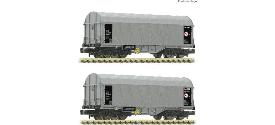 Nゲージ 鉄道模型 貨車 フライシュマン Fleischmann CD type Shimmns 2-piece set Era VI DC