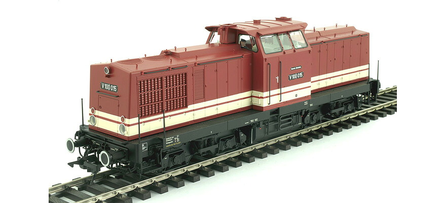 Oゲージ 鉄道模型 Lenz レンツ DR ディーゼル機関車 V100 015 Era III Diesel locomotive V100 015 of the DR Era III DC RailCom