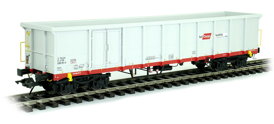 ゼロゲージ 鉄道模型 貨車 Lenz レンツ OEBB high side car Eanos era VI DC