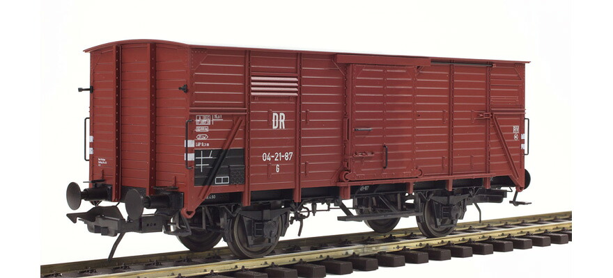 0ゲージ 鉄道模型 貨車 Lenz レンズ DR 有蓋車 G10 Era III Boxcar G10 of the DR epoch III DC｜ラストホビー