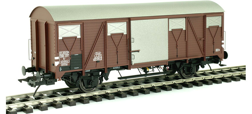 Oゲージ 鉄道模型 Lenz レンツ SBB K4 Era III Freight car K4 with steel roof SBB DC|ラストホビー