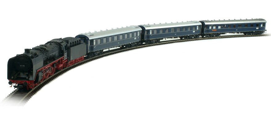 ゼロゲージ 車両セット レンツ Lenz DB Class 01 3 cars Epoch III DCC DC Class 01 Train set
