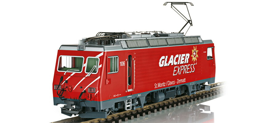 Gゲージ 鉄道模型 LGB エルジービー SBB 氷河急行 電気機関車 HGe 4/4 II epoch VI Electric locomotive HGe 4/4 II GEX SBB epoch VI DC mfx